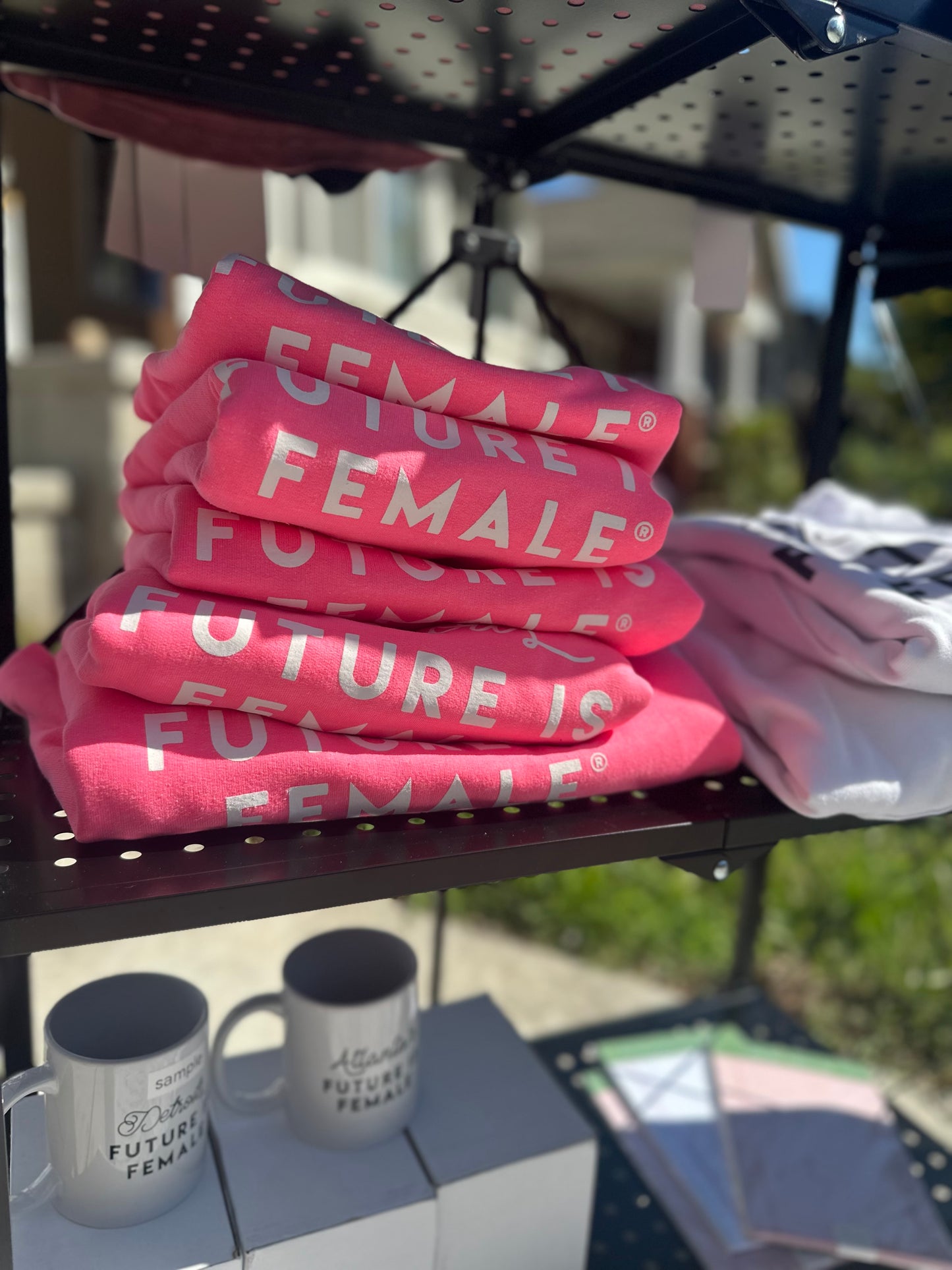 Detroit’s Future Is Female Crewneck - Powerful Pink
