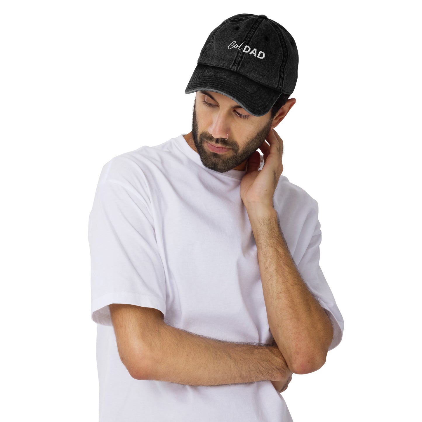 Girl Dad Vintage Cotton Twill Cap