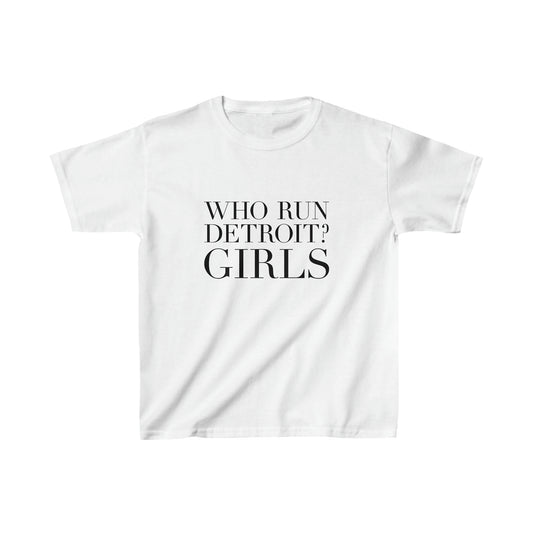 Who Run Detroit Cotton Tee