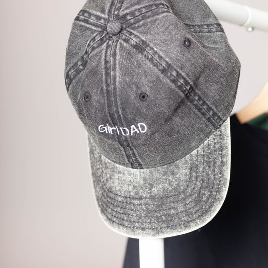 Girl Dad Vintage Cotton Twill Cap