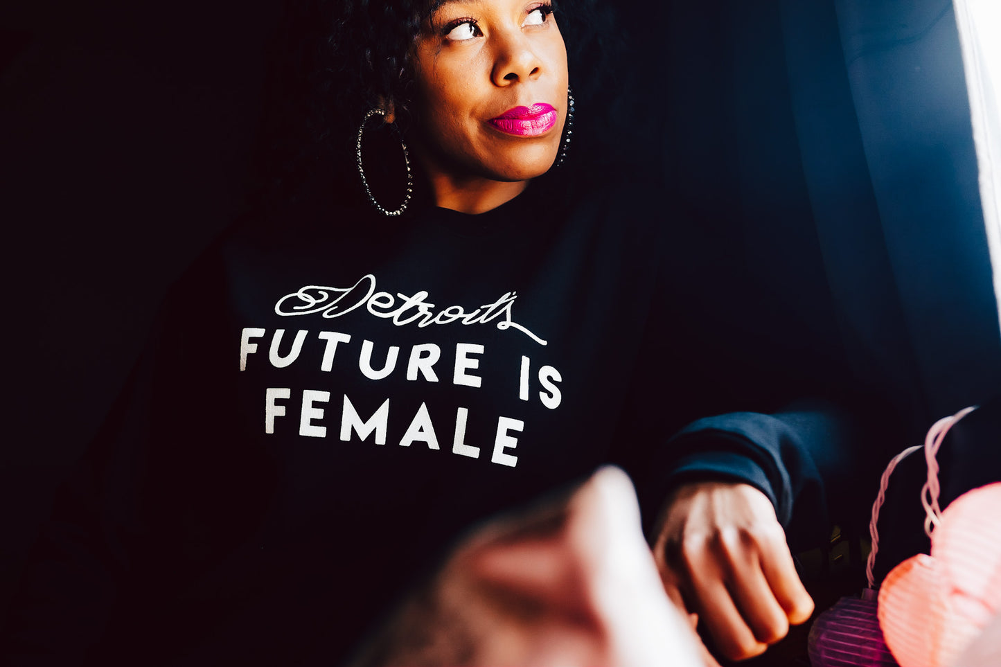 'Detroit's Future is Female’ Classic Sweatshirt