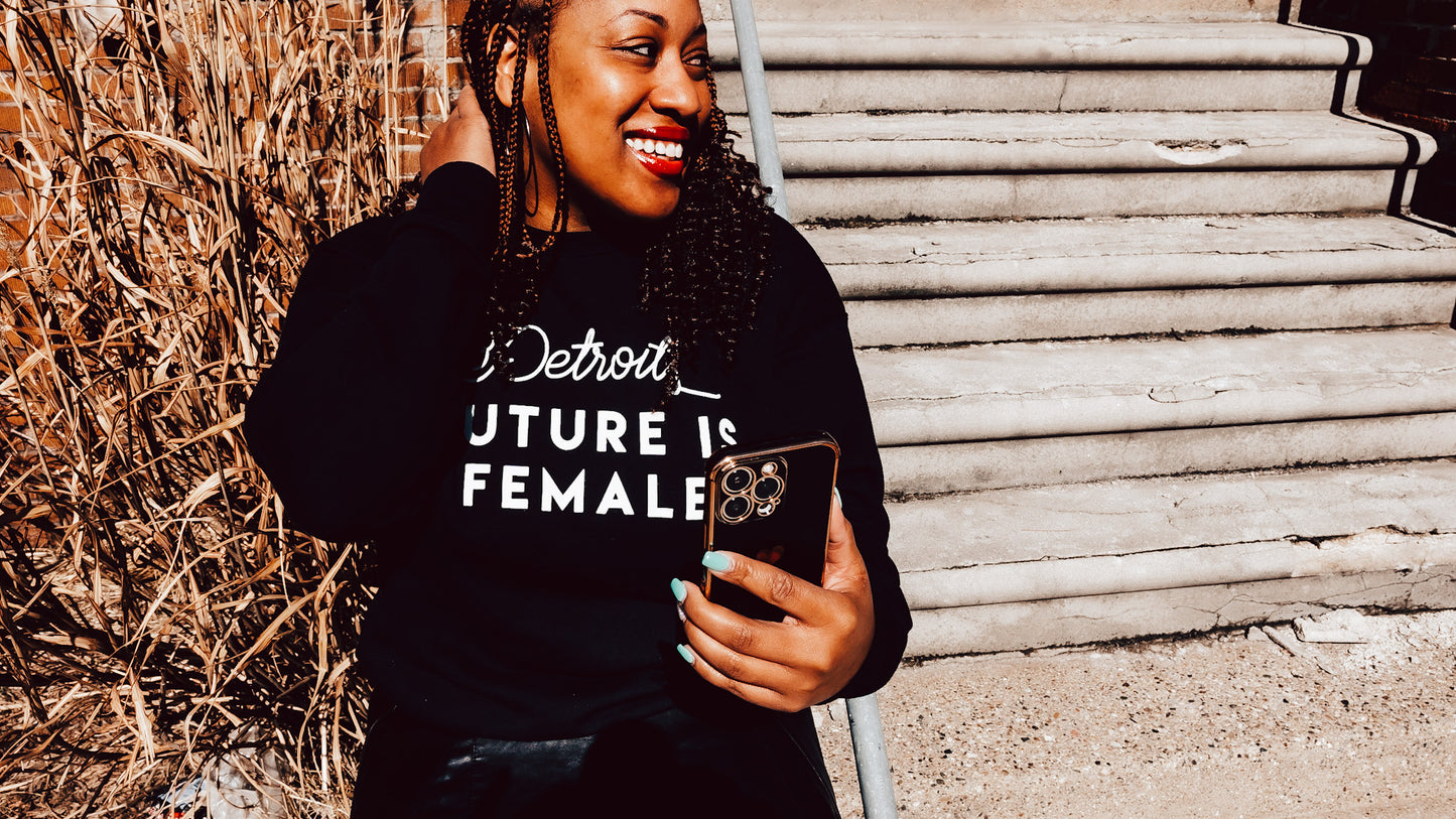 'Detroit's Future is Female’ Classic Sweatshirt