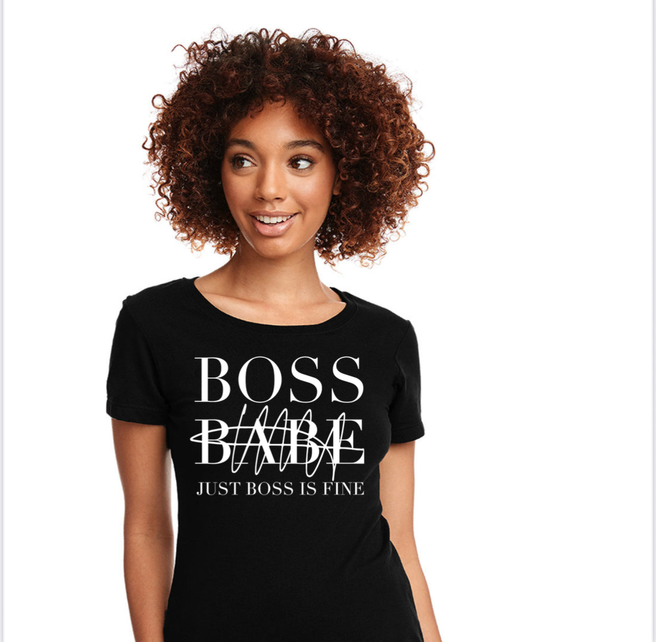 Boss Babe Ladies Fit Tee