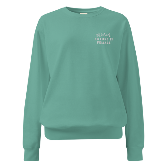 DFF Seafoam Embroidered Unisex Sweatshirt