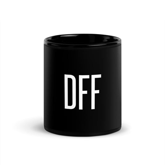 DFF Black Glossy Mug